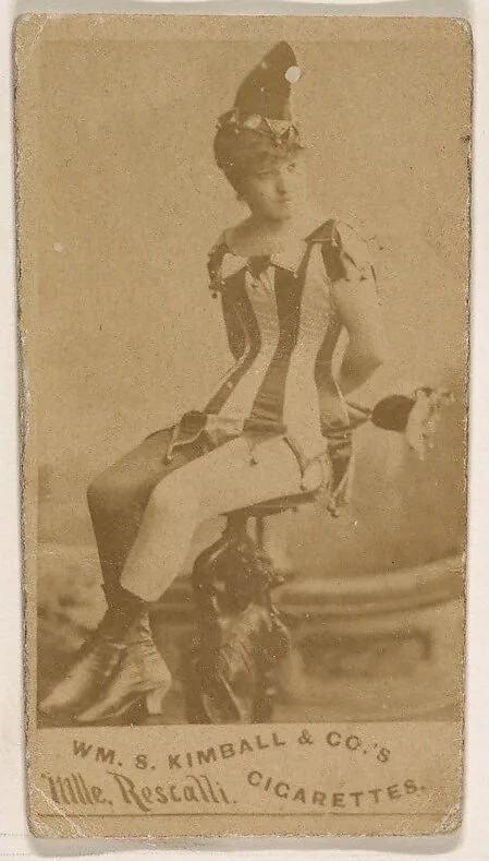 Mlle. Rescalli, from the Actresses series (N203) issued by Wm. S. Kimball & Co. — William S. Kimball & Company