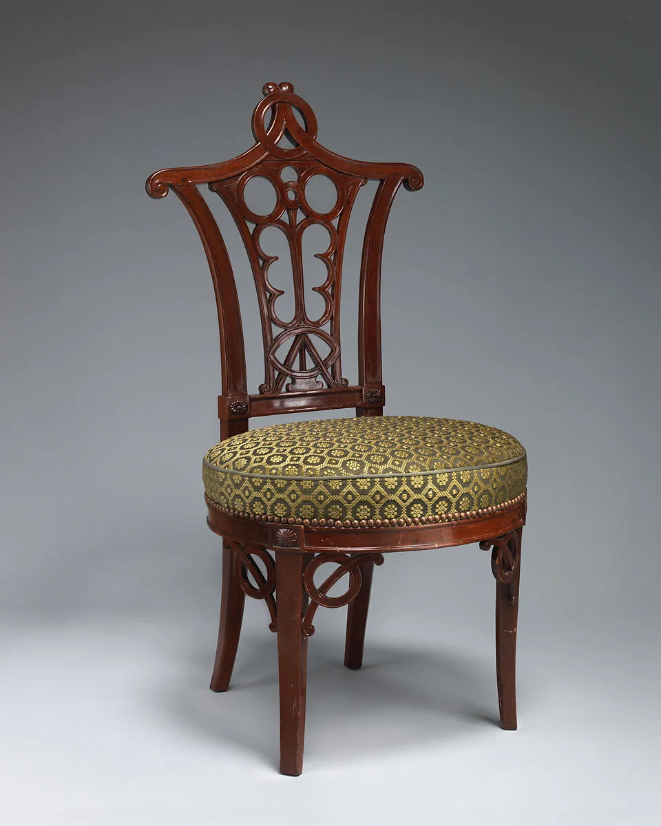 Openwork side chair (one of a pair) — Georges Jacob