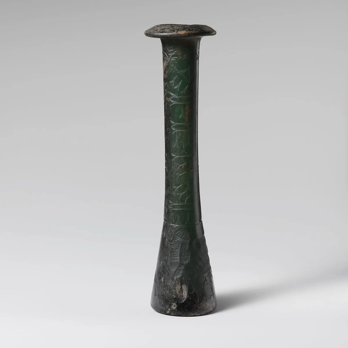 Glass perfume bottle — Unknown