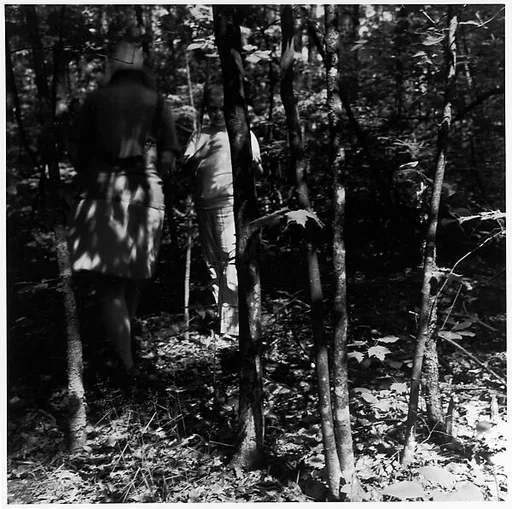 [Woman and Girl in Woods]
