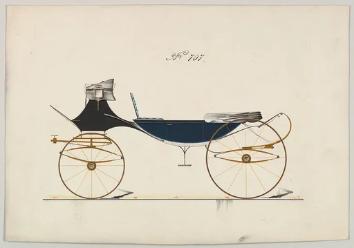 Design for Vis-à-vis/ Caleche, no. 707