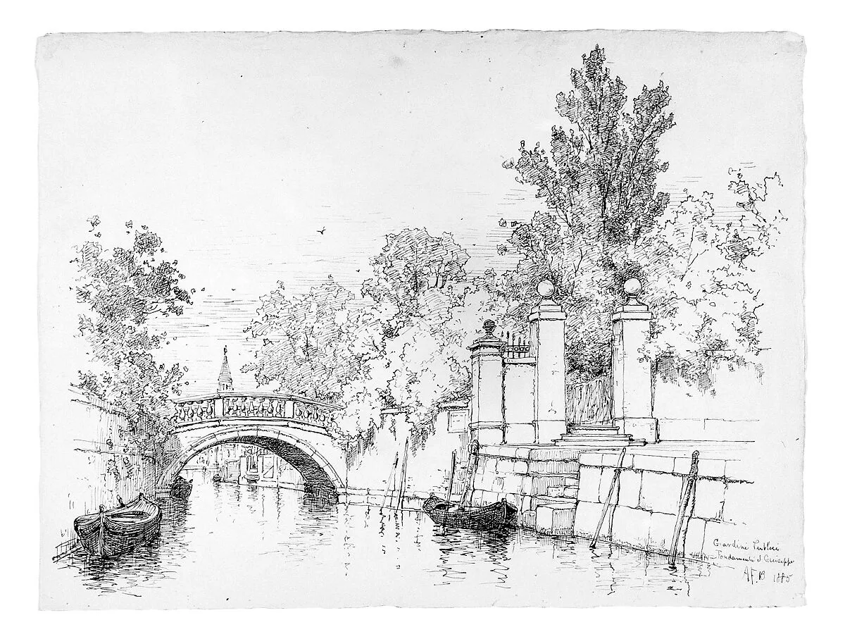 Giardini Publici, Fondamenta San Giuseppe, Venice — Andrew Fisher Bunner