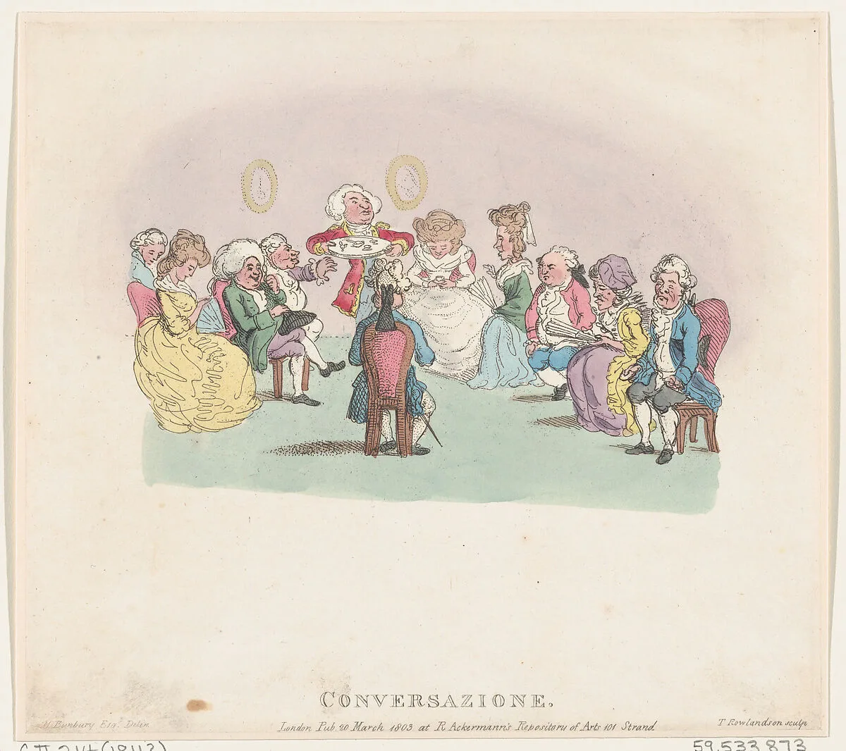 Conversazione — Thomas Rowlandson|Rudolph Ackermann, London|Henry William Bunbury