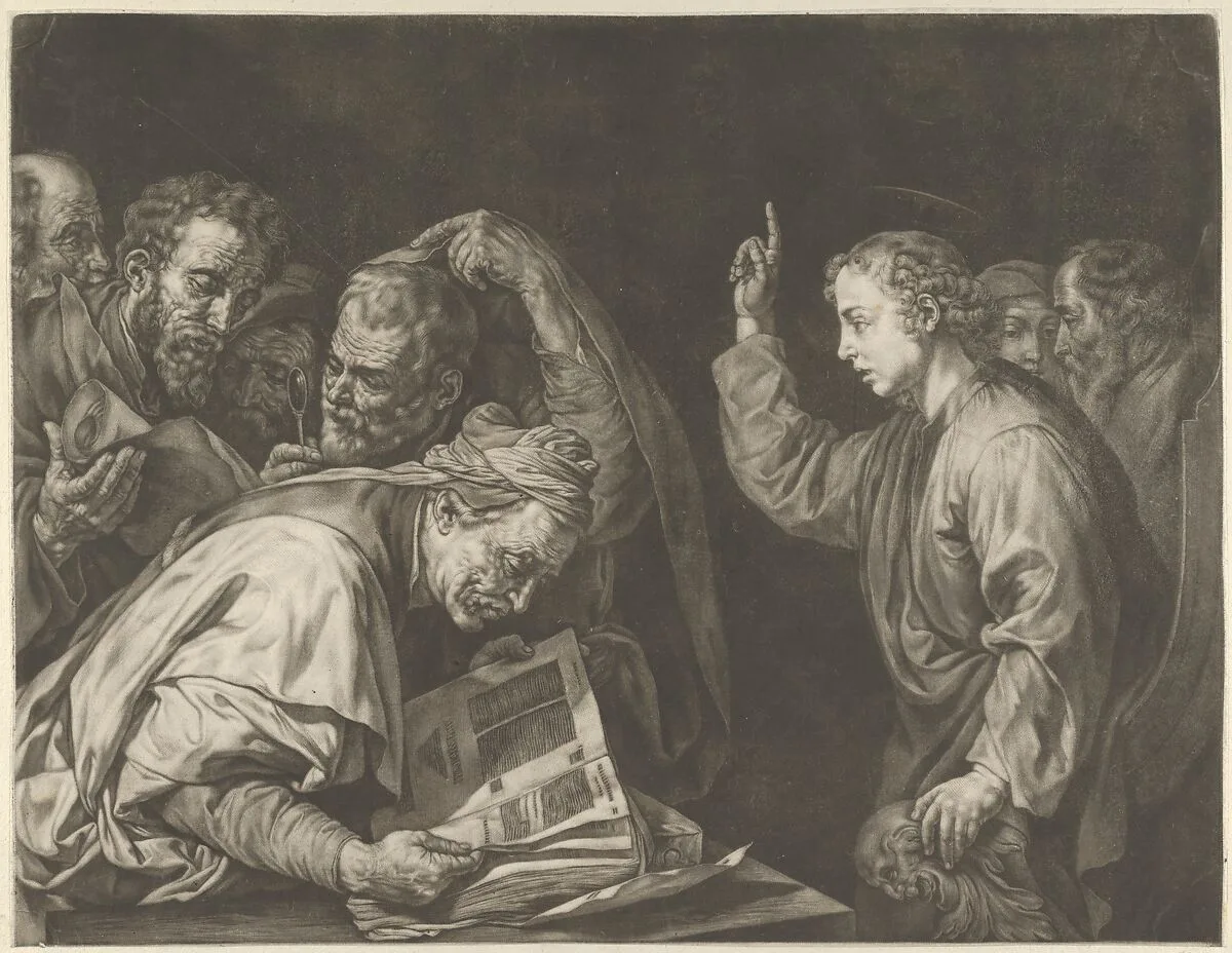 Young Christ among the Doctors — Jusepe de Ribera (called Lo Spagnoletto)|Jacob Männl