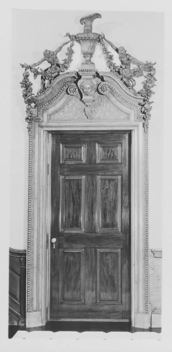 Doorcase for the Great Drawing Room of Norfolk House, Saint James's Square, London — Jean Antoine Cuenot|Giovanni Battista Borra