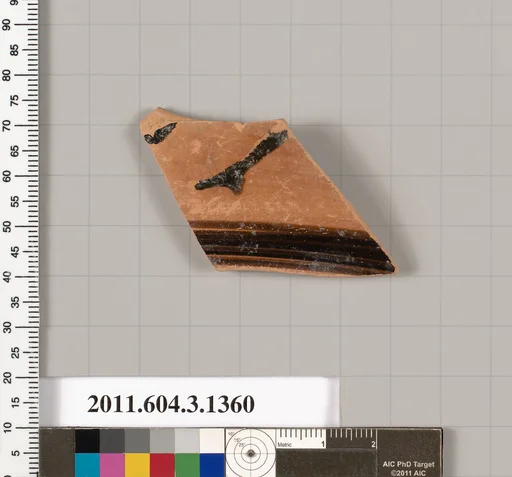 Terracotta fragment of a skyphos (deep drinking cup)