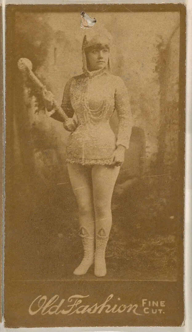 Portrait of actress, from the Actresses series (N664) promoting Old Fashion Fine Cut Tobacco — Unknown