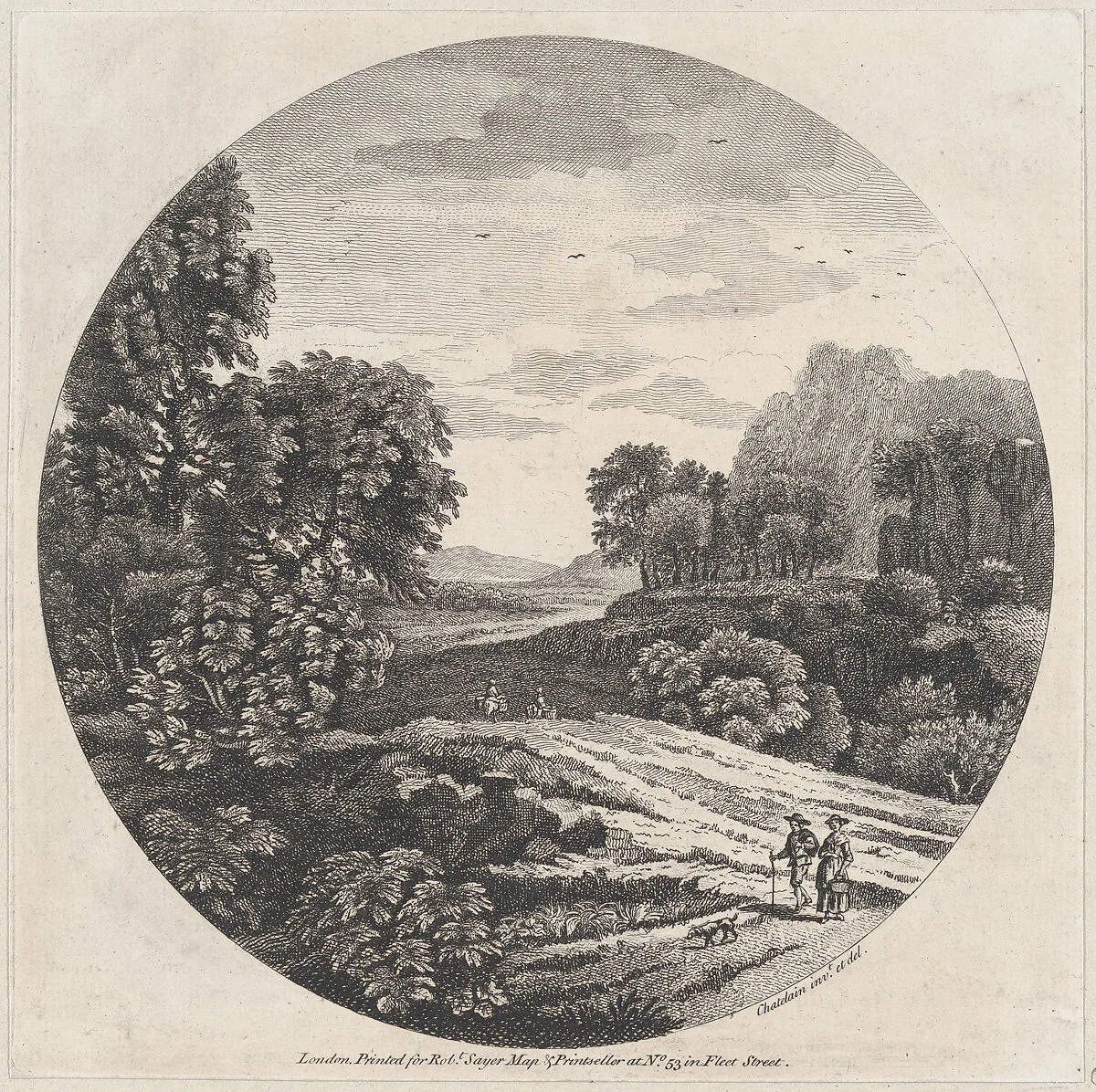 Landscape — Jean-Baptiste-Claude Chatelain