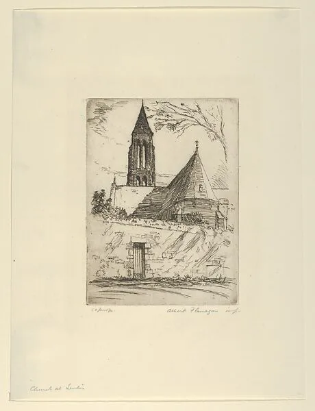 Church at Senlis — Albert E. Flanagan