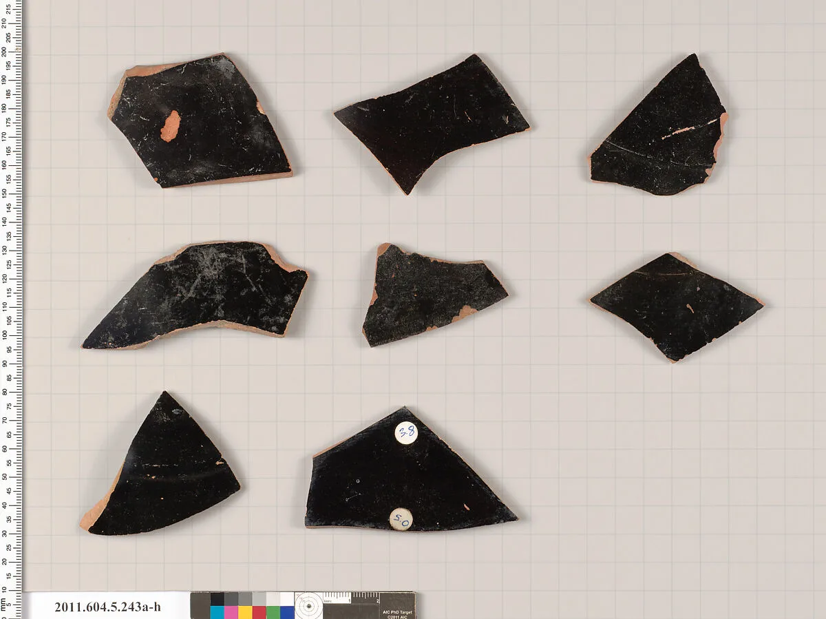 Terracotta fragments of kylikes (drinking cups) — Unknown