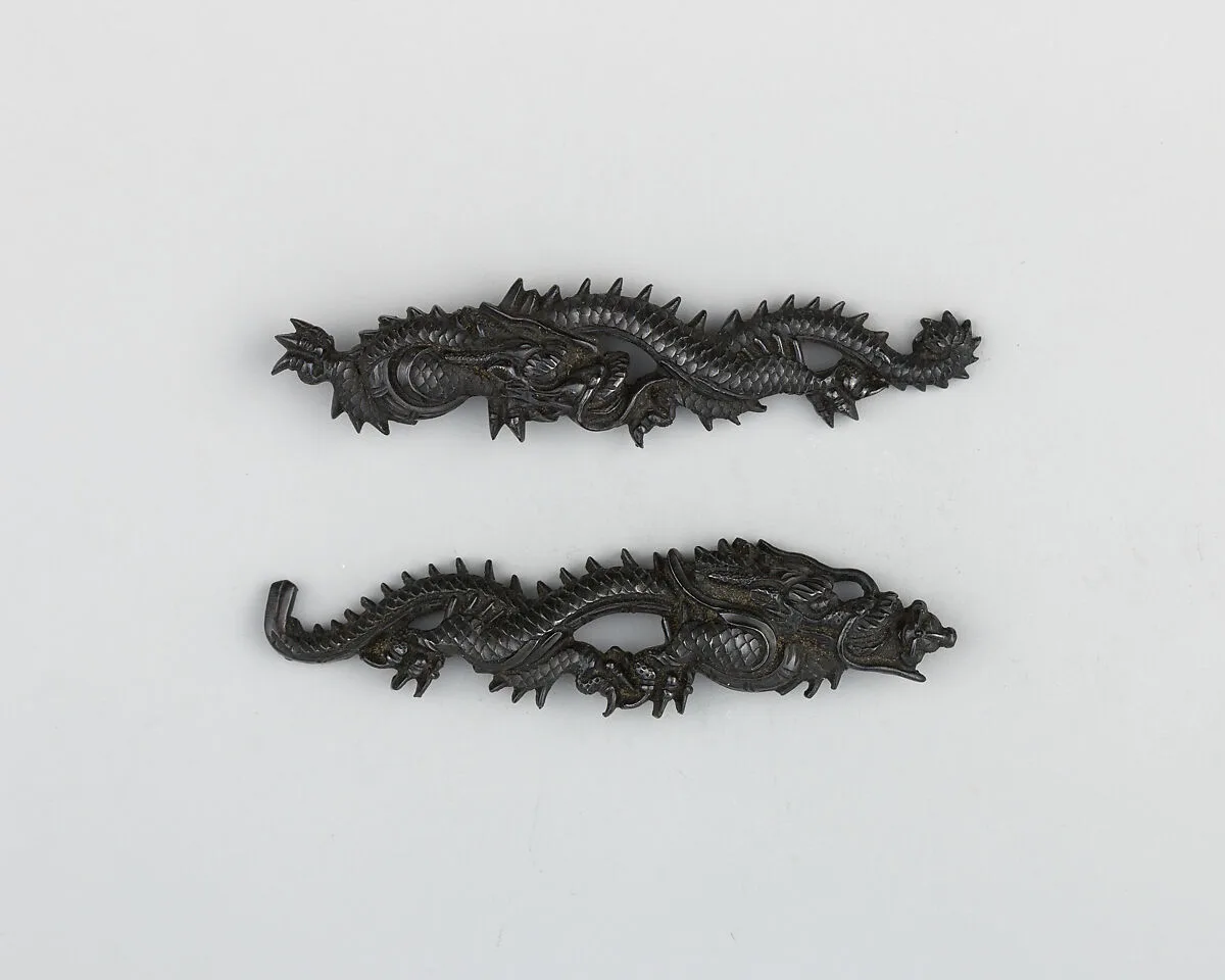 Pair of Sword-Grip Ornaments (Menuki) — Unknown
