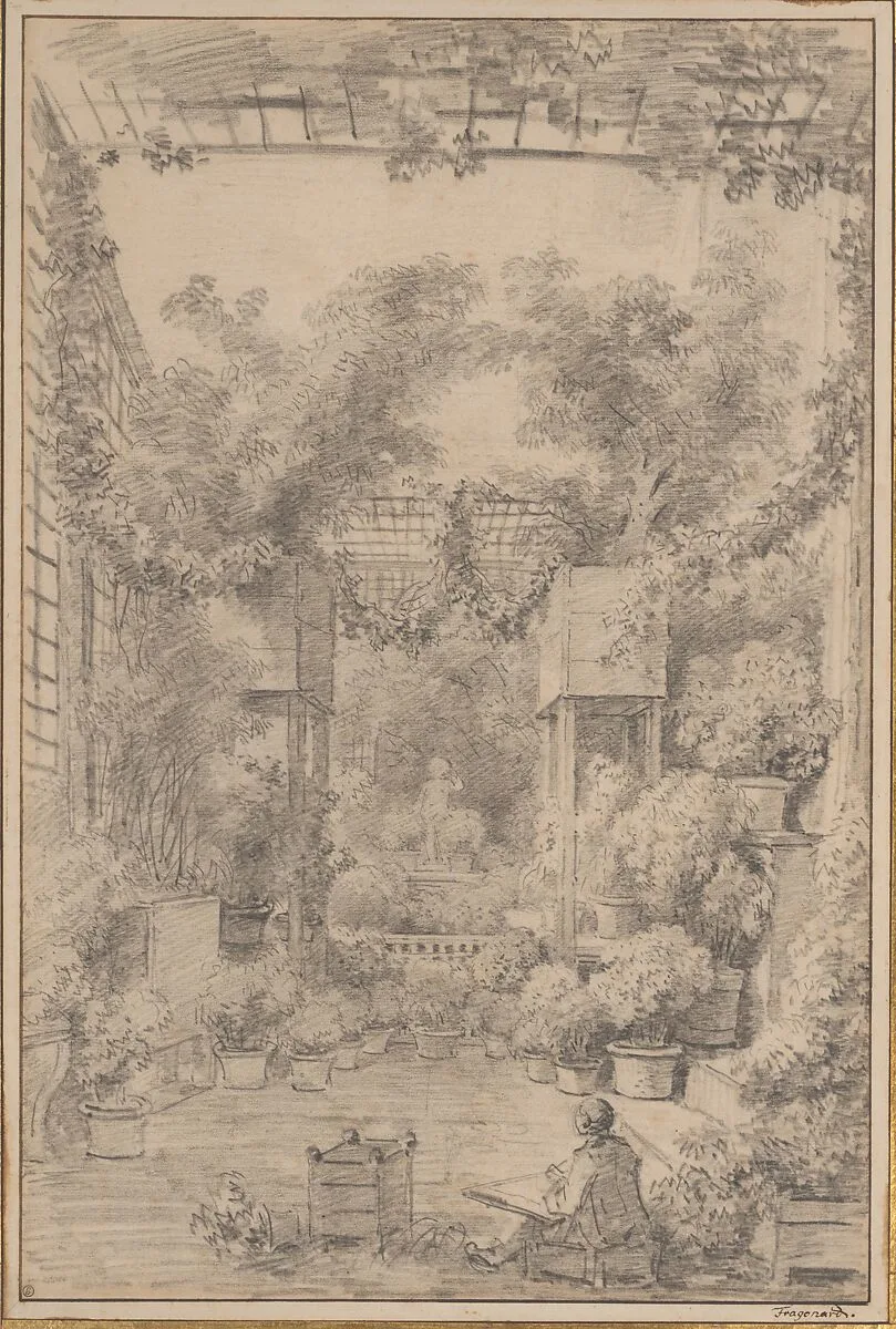 The Draftsman — Jean Honoré Fragonard
