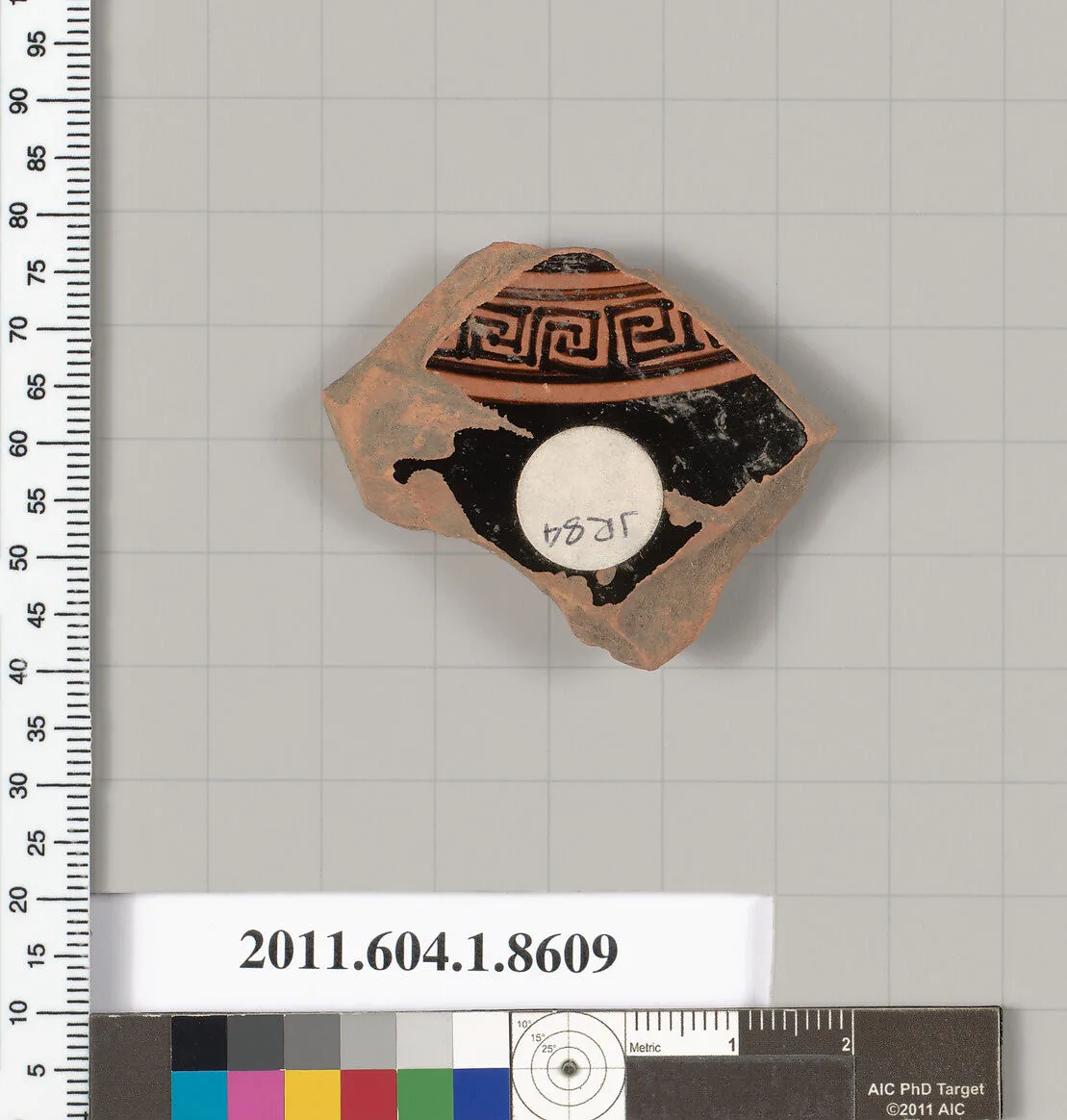 Terracotta fragment of a stemless kylix (drinking cup) — Unknown