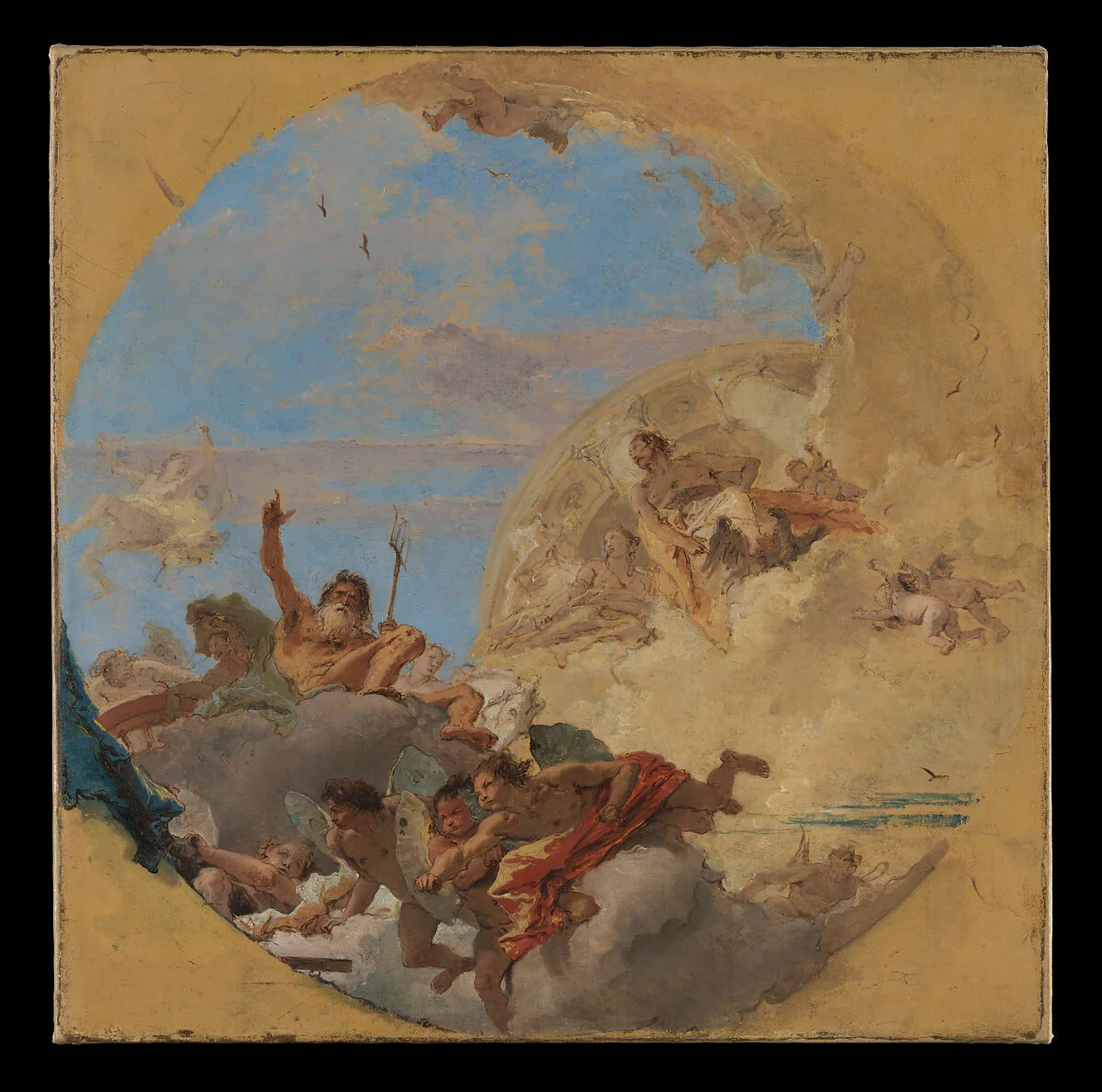 Neptune and the Winds — Giovanni Battista Tiepolo