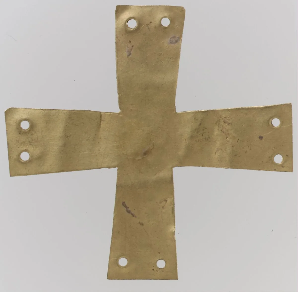 Gold Appliqué in the Form of a Cross — Unknown