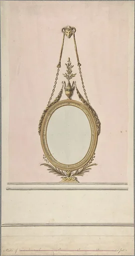 Design for an Oval Mirror