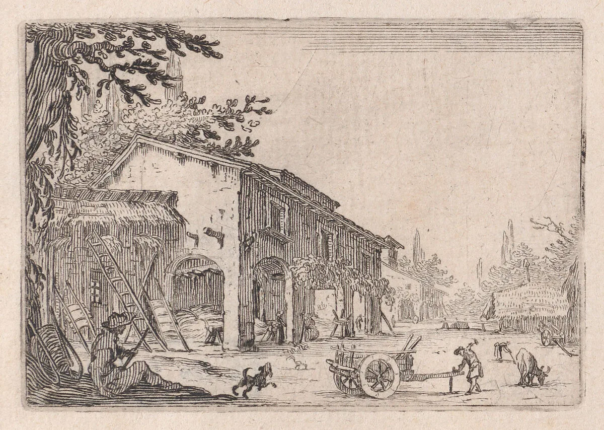 La Factoria (The Factory), from Les Caprices Series B, The Nancy Set — Jacques Callot|Lorenzo de' Medici