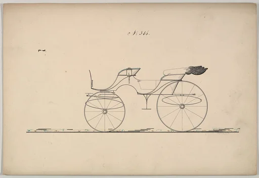 Design for Two Seat Phaeton, no. 386
