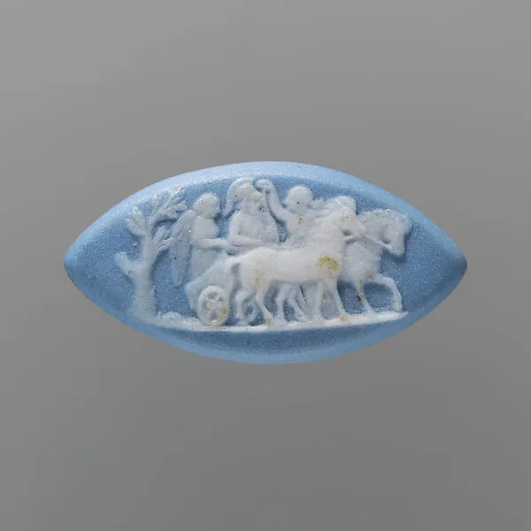 Helmeted and winged figures in two-horse chariot — Josiah Wedgwood and Sons