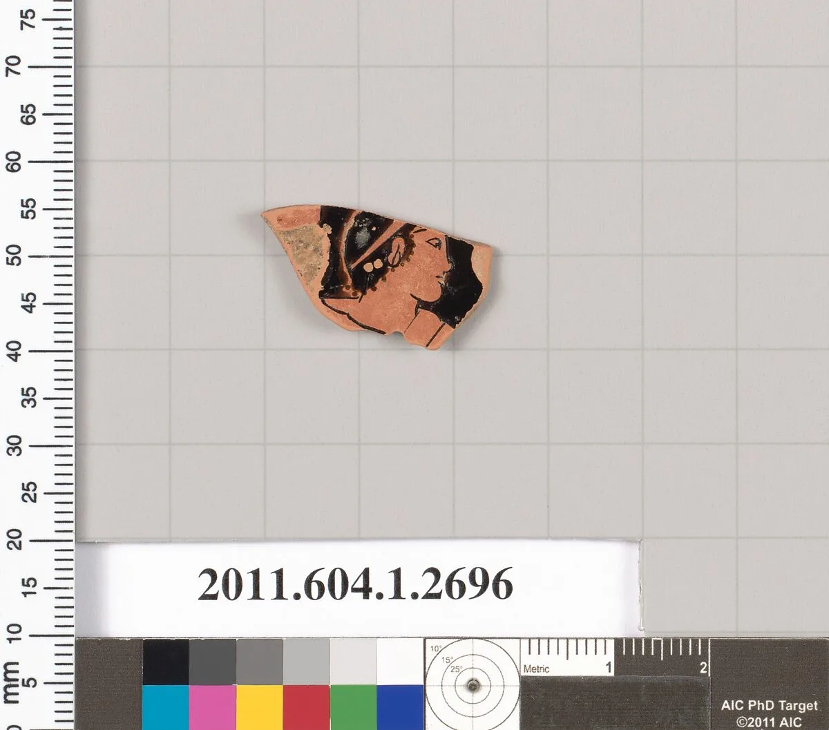 Terracotta fragment of a kylix (drinking cup) — Unknown