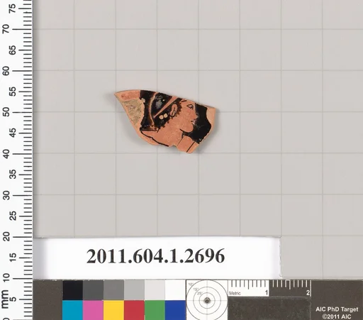 Terracotta fragment of a kylix (drinking cup)