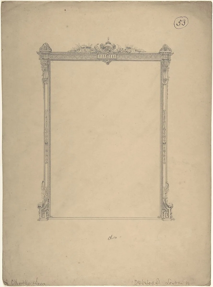 Design for a Frame — Charles Hindley and Sons