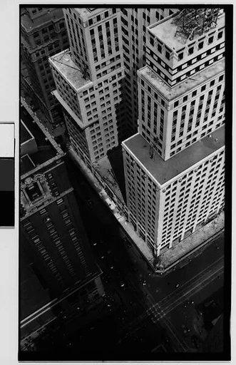 [Intersection and Partial View of Chrysler Building, From Roof of Chanin Building, New York City]