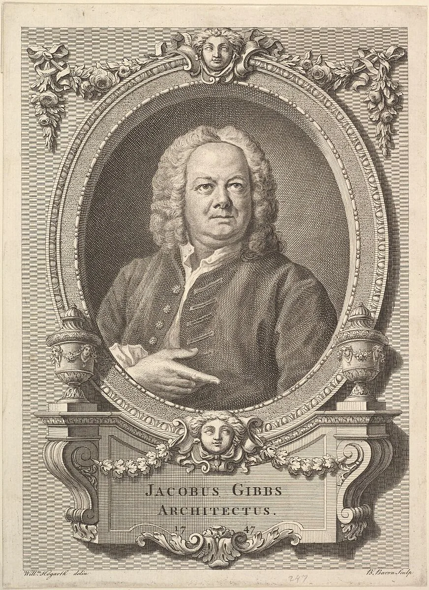Jacobus Gibbs, Architectus — William Hogarth|Bernard Baron|James Gibbs