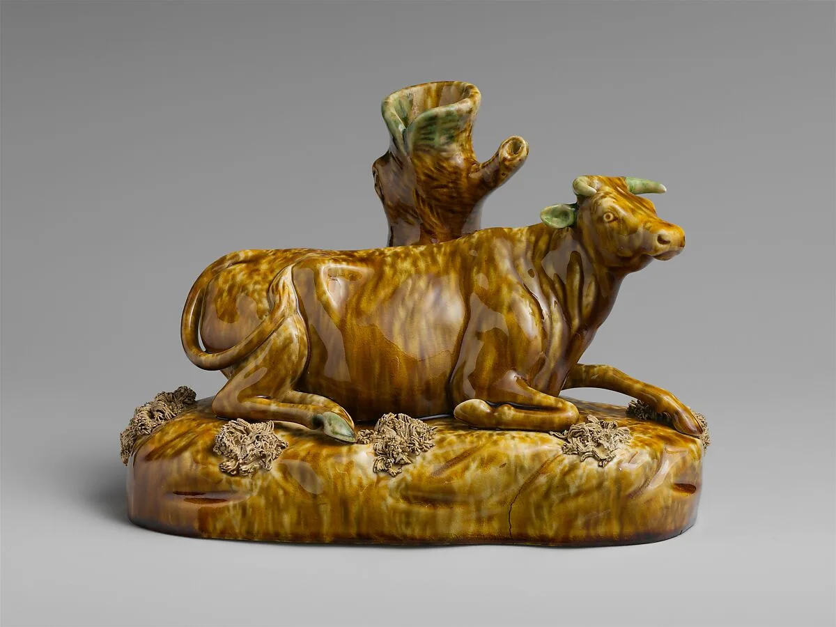 Recumbant cow — Lyman, Fenton & Co.