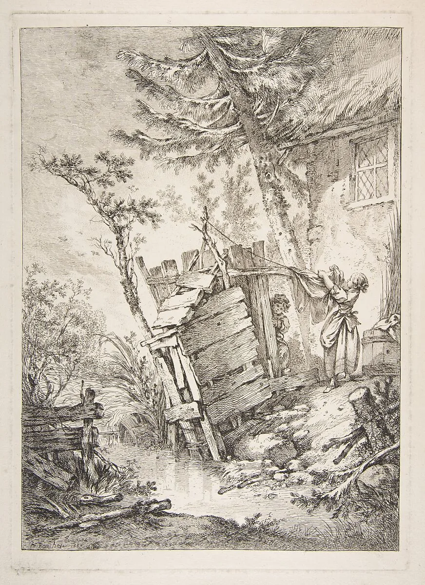 The Laundress — François Boucher