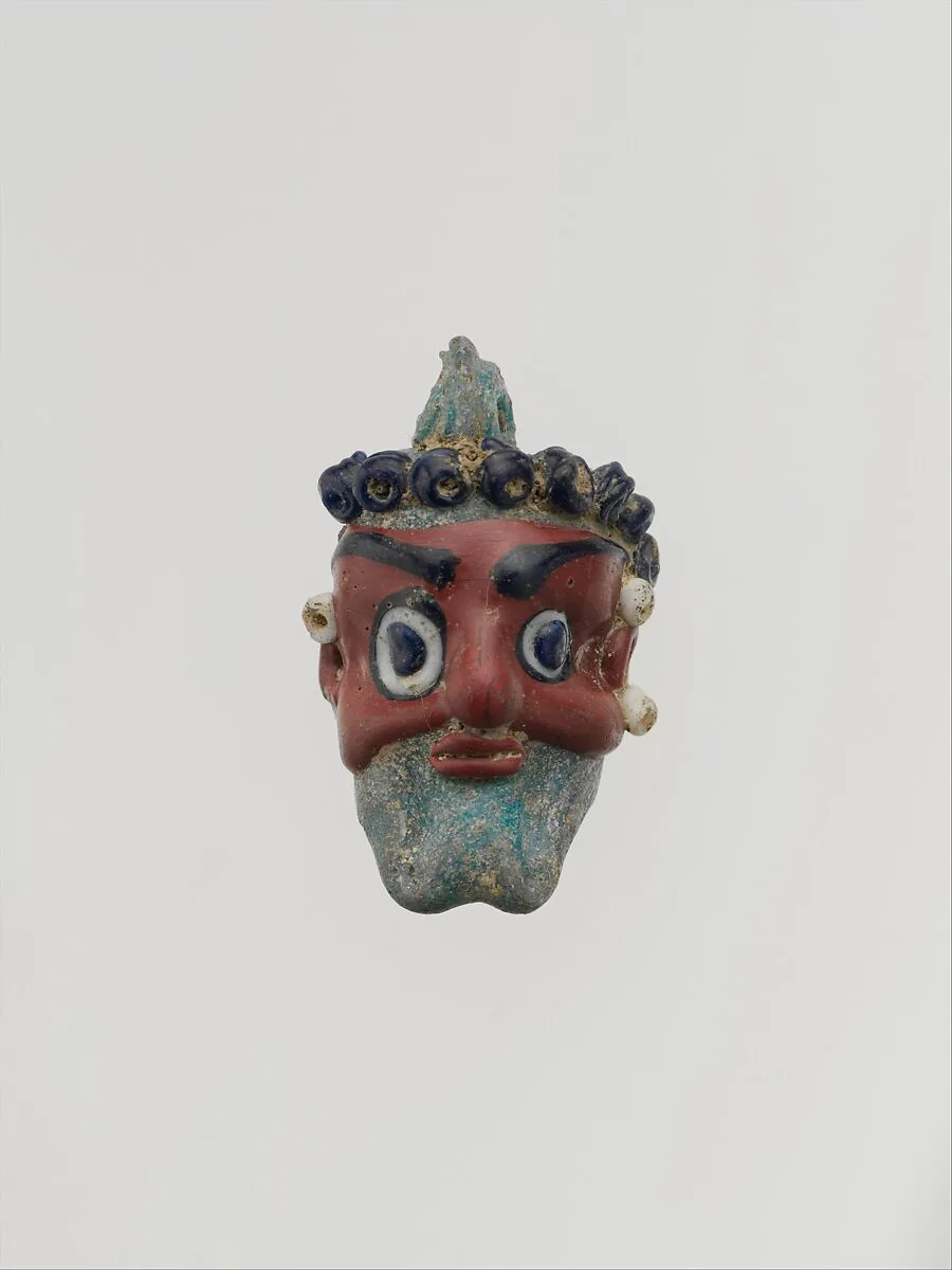 Glass head pendant — Unknown