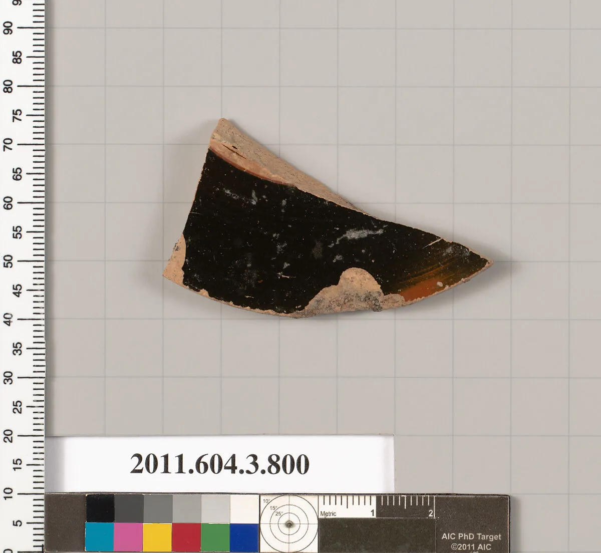 Terracotta fragment of a lid — Unknown