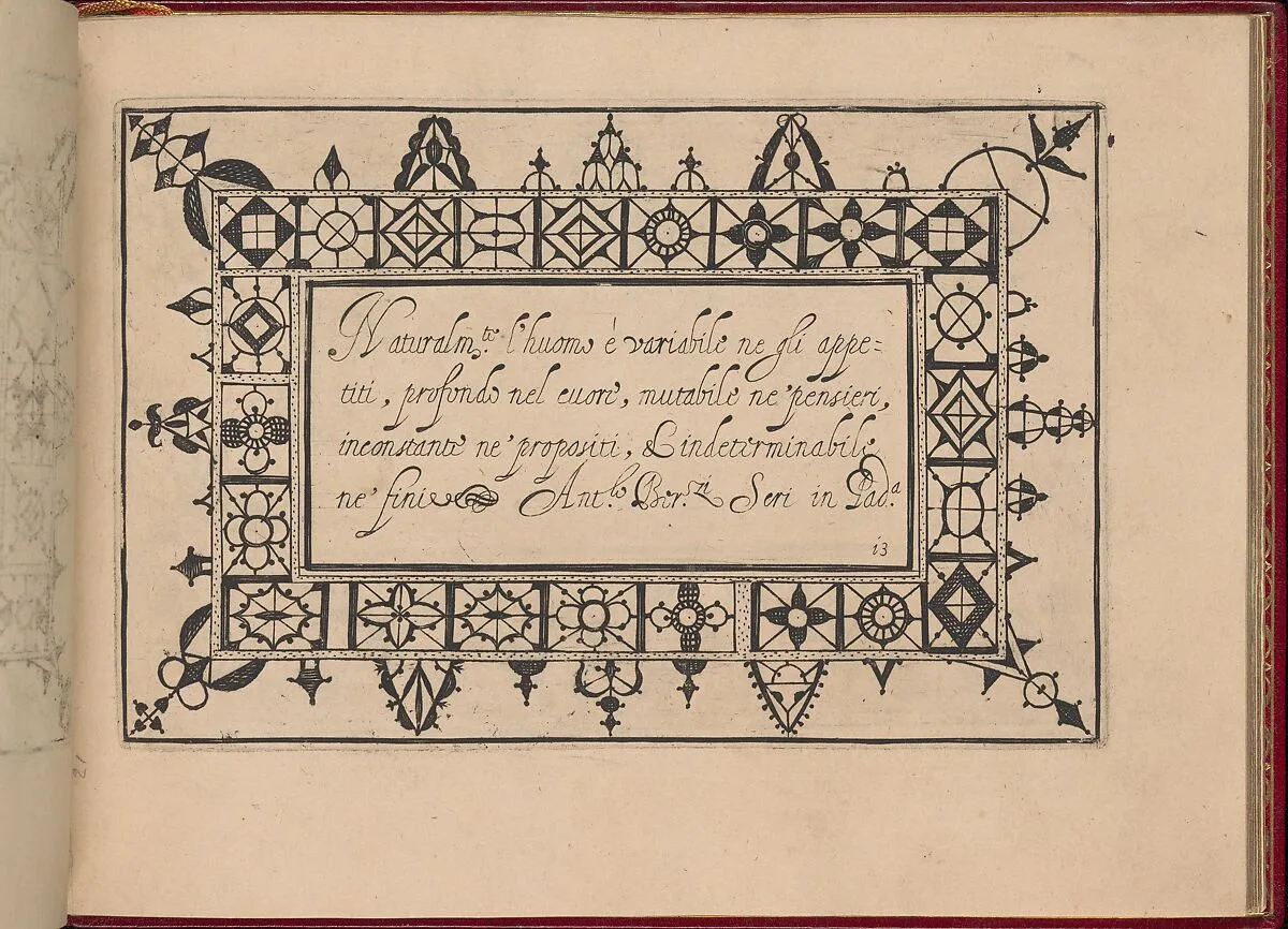 Ghirlanda: Di sei vaghi fiori scielti da piu famosi Giardini d'Italia, page 21 (recto) — Pietro Paulo Tozzi|Libraria del Giesu