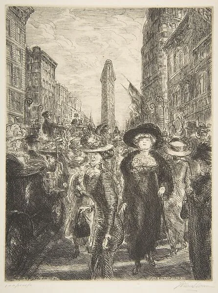 Fifth Avenue 1909 — John Sloan