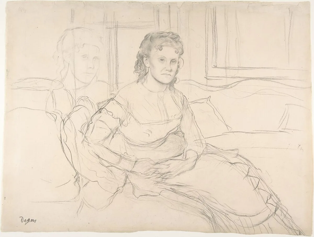 Study for “Madame Théodore Gobillard” (Yves Morisot) — Edgar Degas|Madame Théodore Gobillard