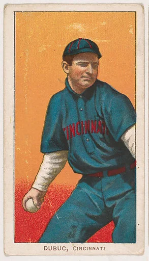 Jean Dubac, Cincinnati, from Coupon Cigarettes Baseball Issue, 1910