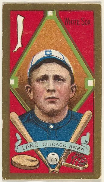 Lang, Chicago White Sox, American League, from the "Baseball Series" (Gold Borders) set (T205) issued by the American Tobacco Company — American Tobacco Company