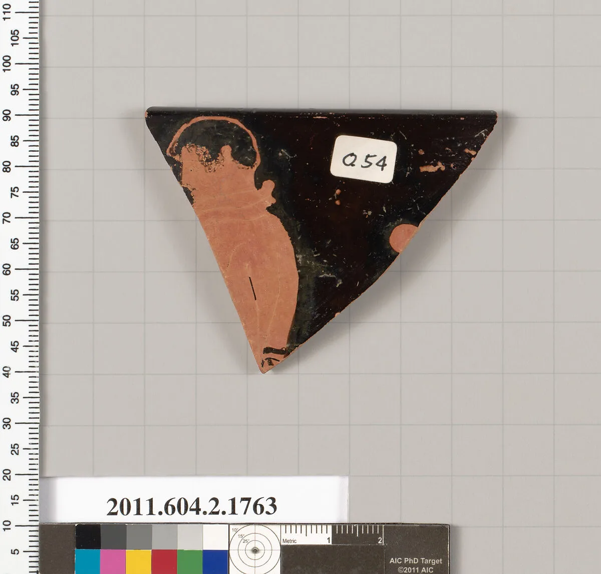 Terracotta rim fragment of a skyphos (deep drinking cup) — Unknown