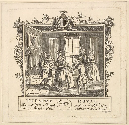 Ticket for Henry Fielding's The Mock Doctor