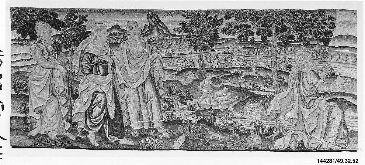Panel (one of a set of four) — Unknown