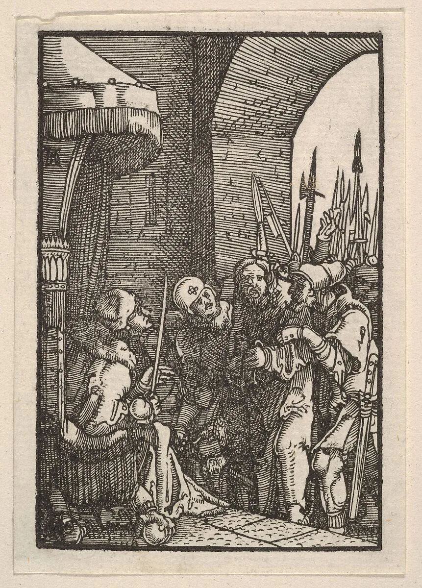 Christ Before Pilate, from The Fall and Salvation of Mankind Through the Life and Passion of Christ — Albrecht Altdorfer