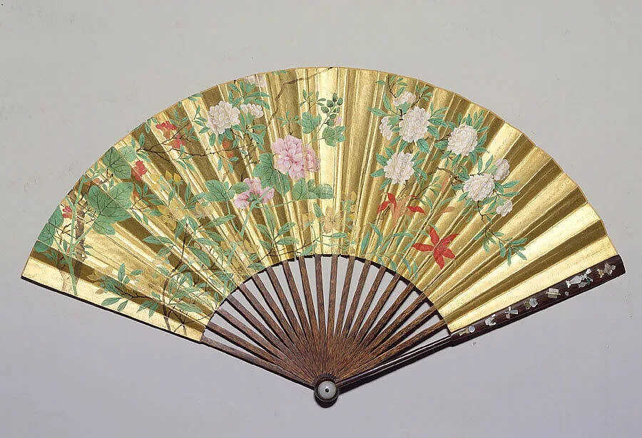 清 佚名 夏花圖 扇|Summer Flowers — Unidentified artist