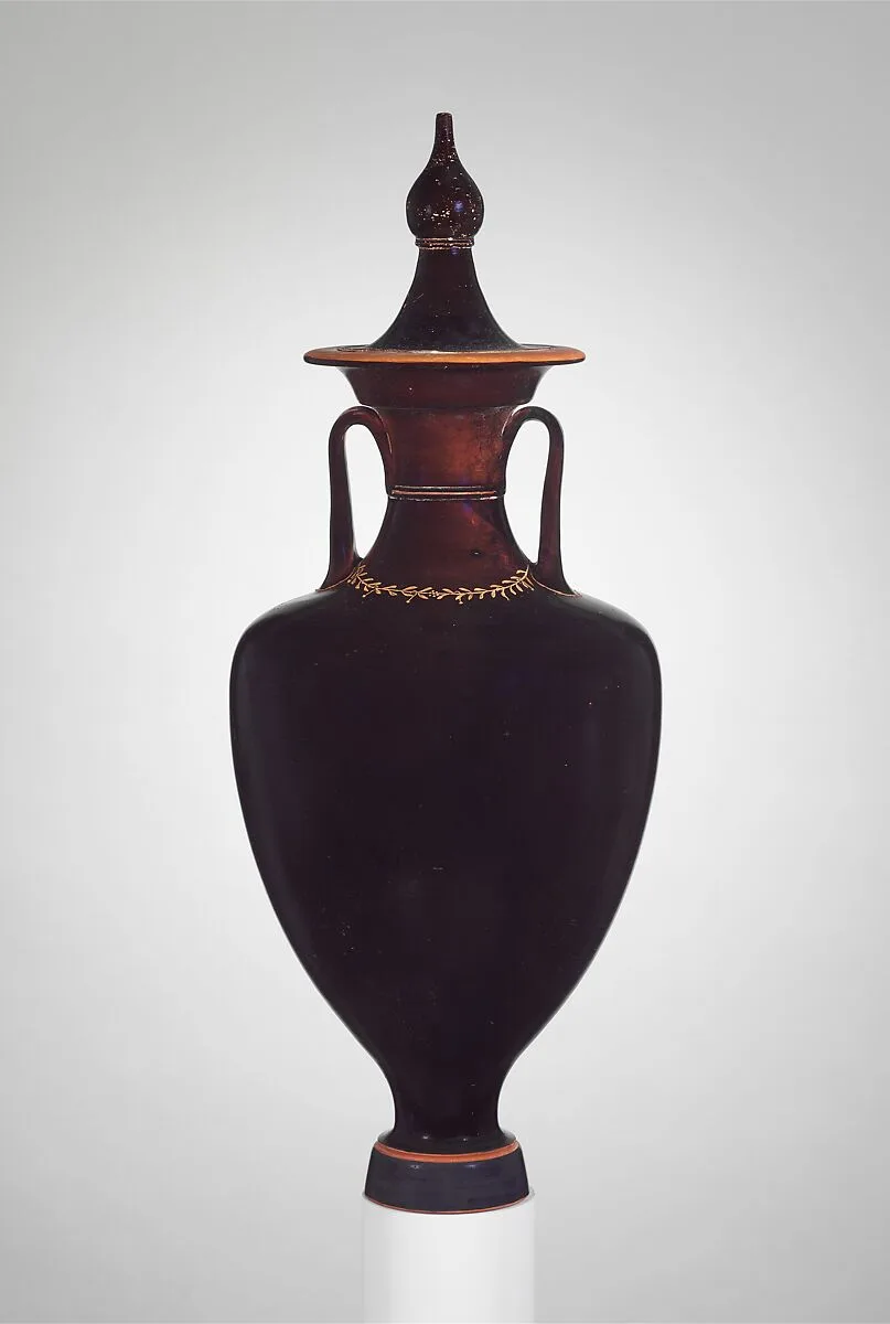 Terracotta amphora with lid (jar) — Unknown