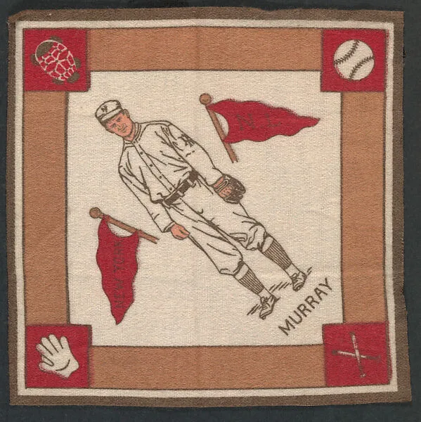 Red Murray, New York, National League from Baseball Players Felt Blanket series (B18) — Unknown