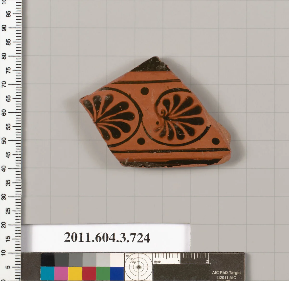 Terracotta hydria: kalpis (water jar) — Unknown