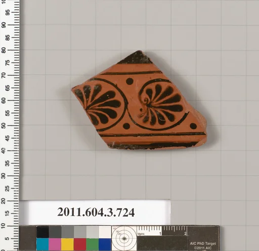 Terracotta hydria: kalpis (water jar)