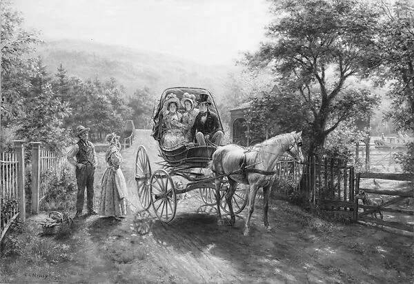 A Carriage Ride — Edward Lamson Henry