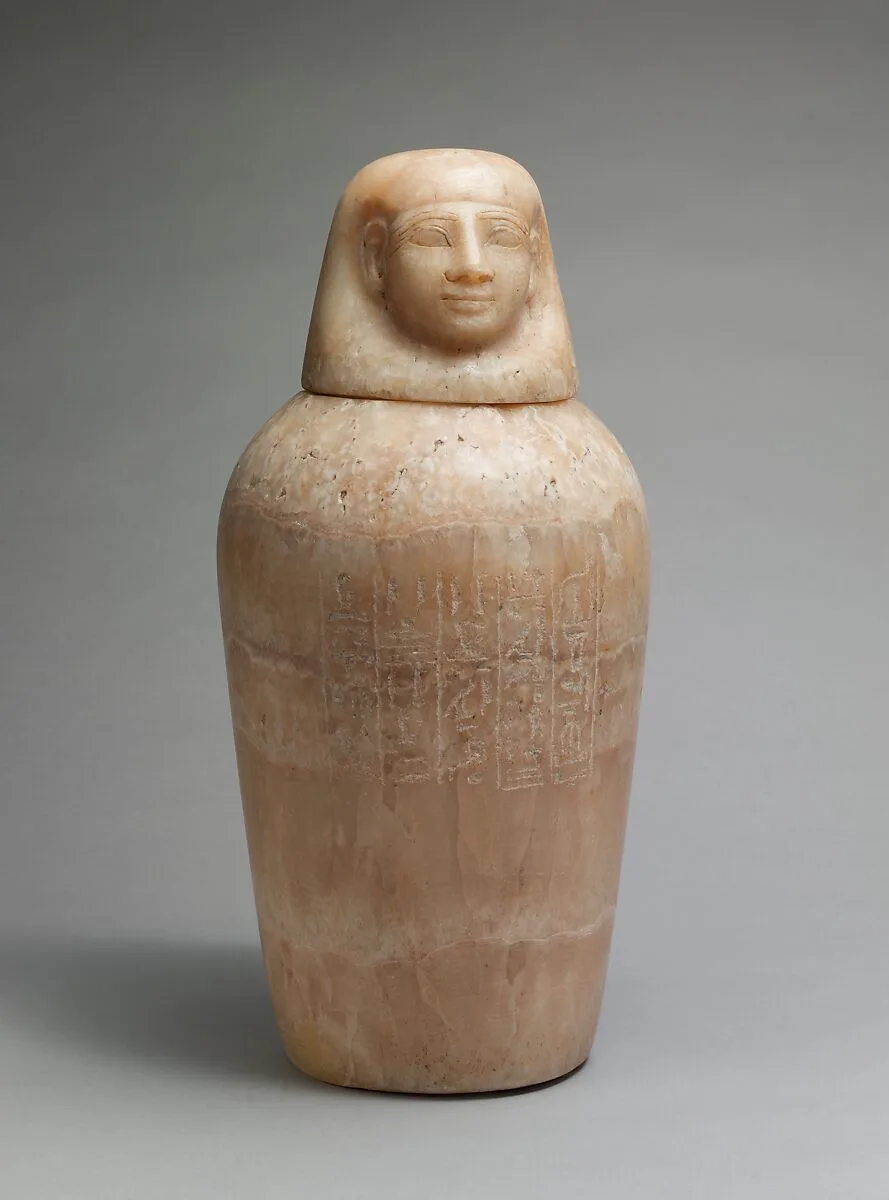 Canopic jar inscribed for Minmose — Unknown