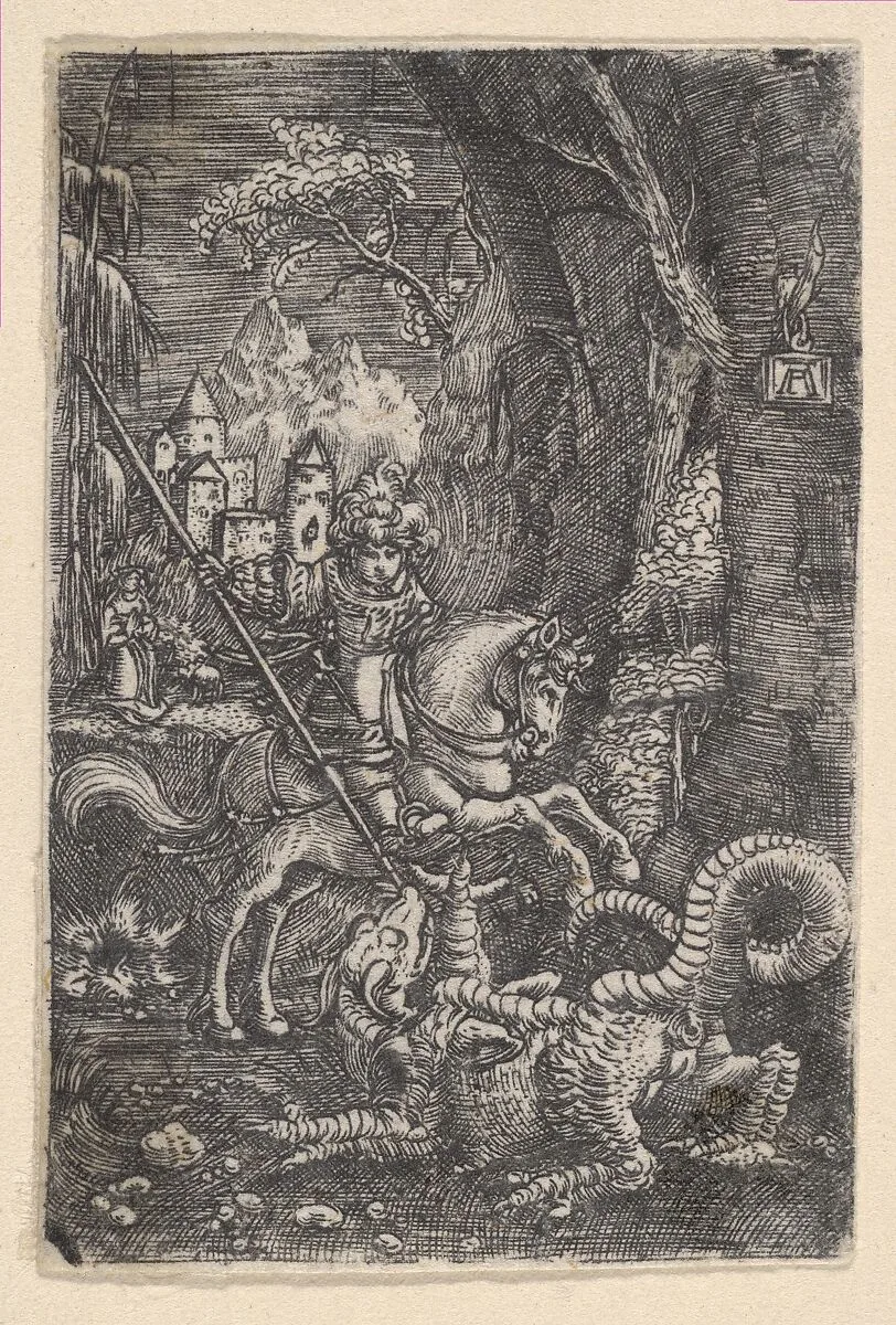 Saint George Killing the Dragon — Albrecht Altdorfer