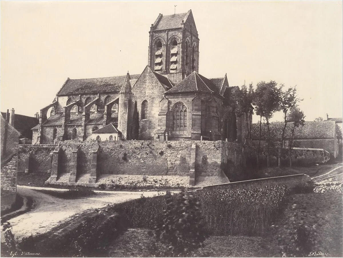 Eglise d'Auvers — Edouard Baldus